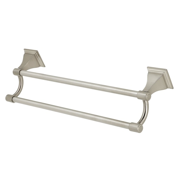 BAH612318BN Monarch 18" Dual Towel Bar, Brushed Nickel